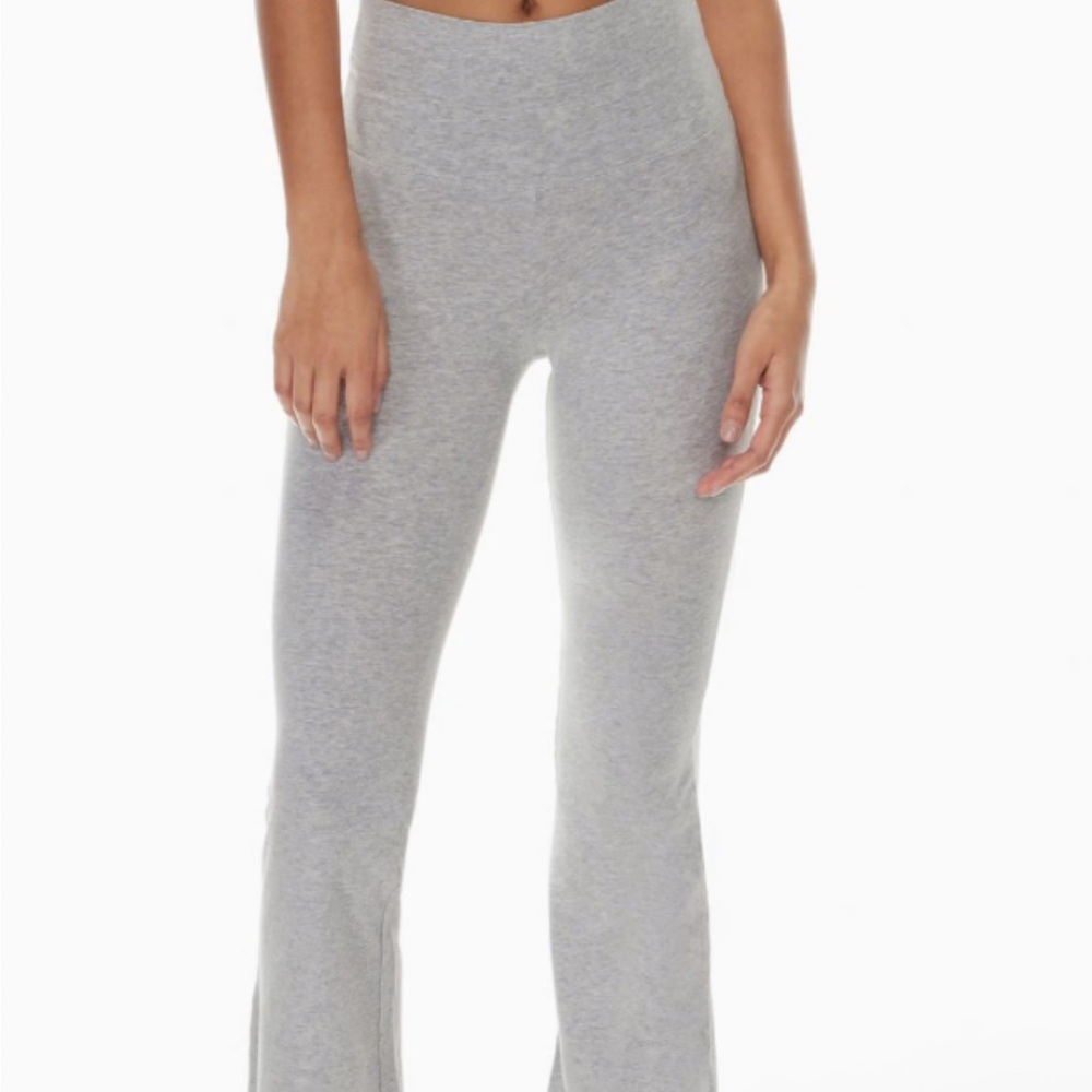 TNA ARITZIA Light Gray Flare Pants